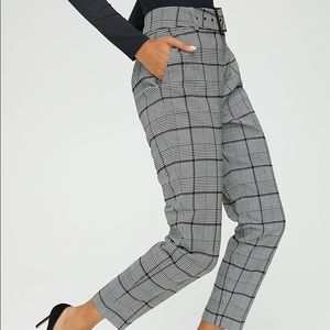 Babaton Atelier Walker Tie Check Pants